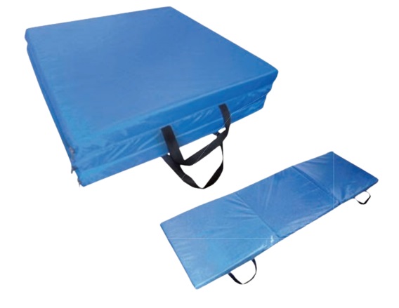 TOORX Mat-178 Materassino Pieghevole Imbottito con Zip Sfoderabile 5 cm - Dimensioni 178x61 cm, Facile da Lavare, Ideale per Ginnastica, Yoga e Fitness