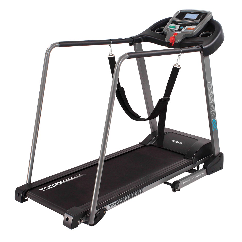 Toorx TRX Walker Evo - Tapis Roulant con Motore 2 HP, Velocità Fino a 8 km/h, Superficie di Corsa 430 x 1270 mm, Ideale per Riabilitazione e Anziani