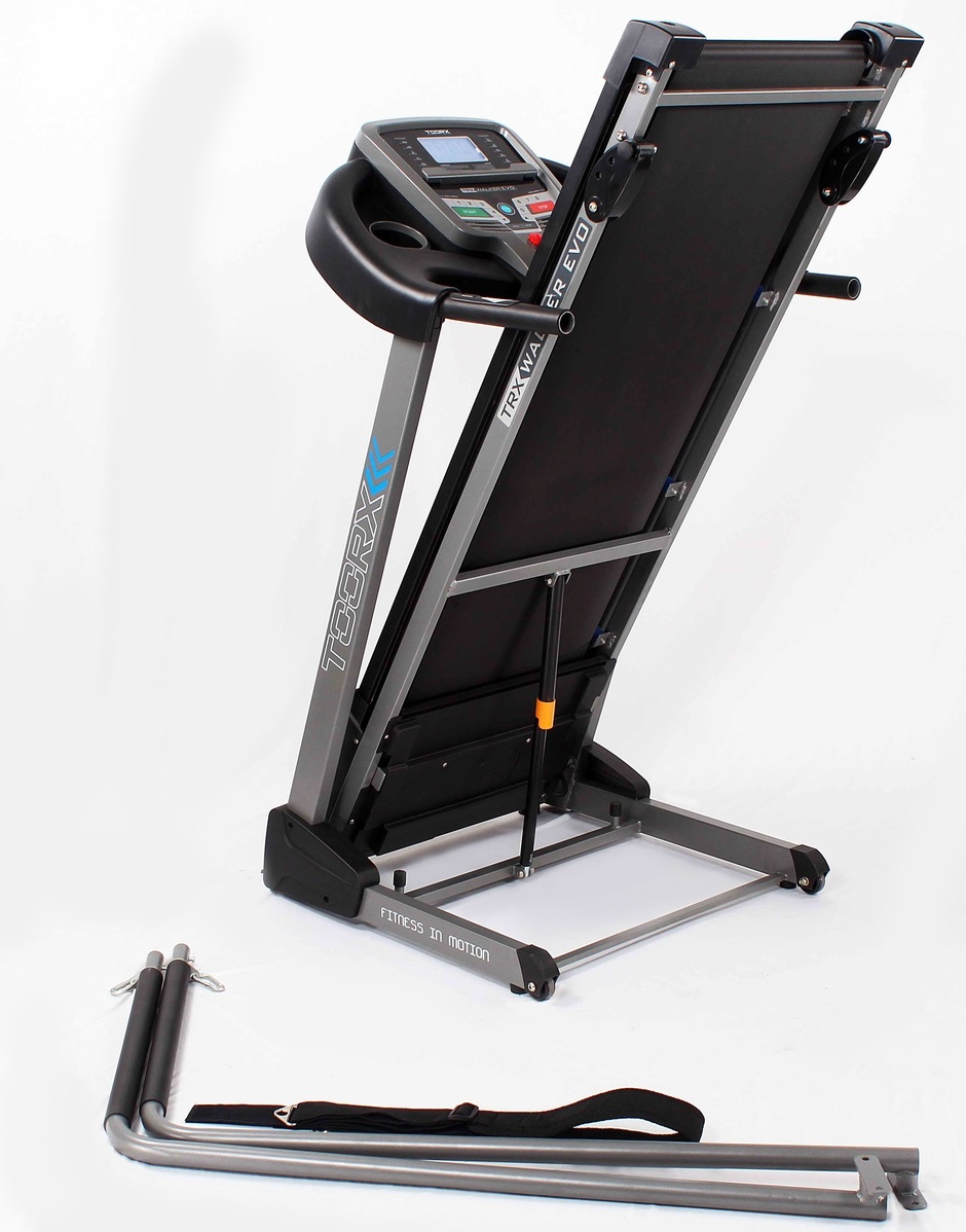 Toorx TRX Walker Evo - Tapis Roulant con Motore 2 HP, Velocità Fino a 8 km/h, Superficie di Corsa 430 x 1270 mm, Ideale per Riabilitazione e Anziani