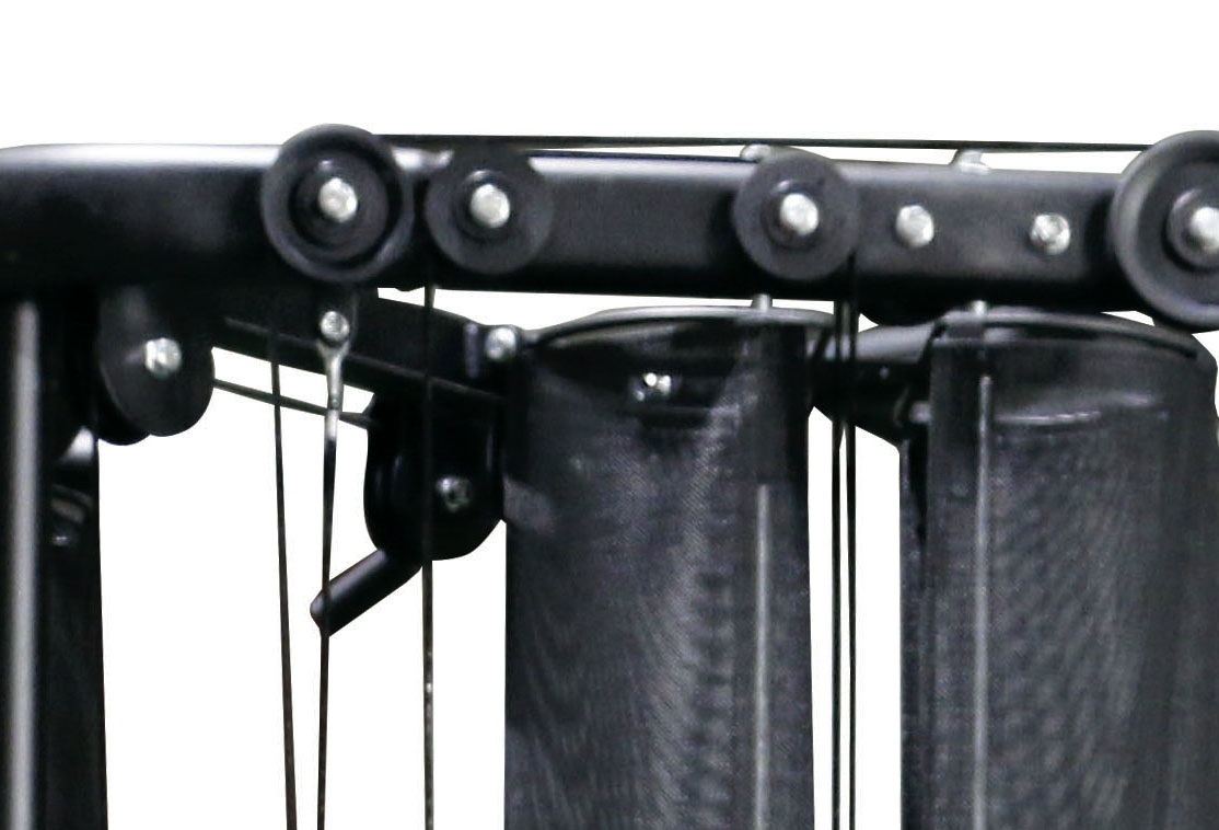 Toorx CSX-70 Stazione Multifunzione Dual Pulley Cable Cross con 2 Pacchi Pesi da 50 kg