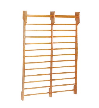 Toorx Spalliera Svedese AHF-159 - 2 Campate in Legno Massello di Faggio, Dimensioni 180x250 cm, Pioli Ø 38 mm