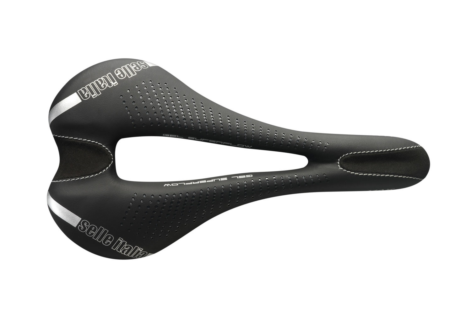 Selle Italia Max SLR Gel Superflow - Sella Bici Strada e Trekking con Telaio in TI 316, Imbottitura in Gel, Peso 280 g, Dimensioni 145 x 275 mm