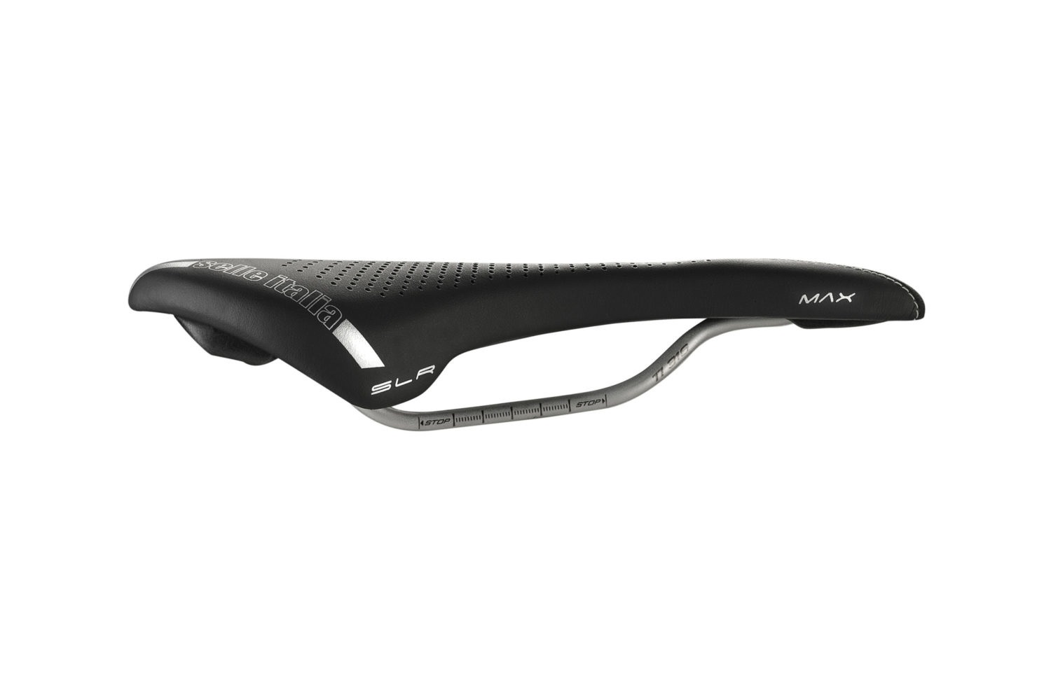 Selle Italia Max SLR Gel Superflow - Sella Bici Strada e Trekking con Telaio in TI 316, Imbottitura in Gel, Peso 280 g, Dimensioni 145 x 275 mm