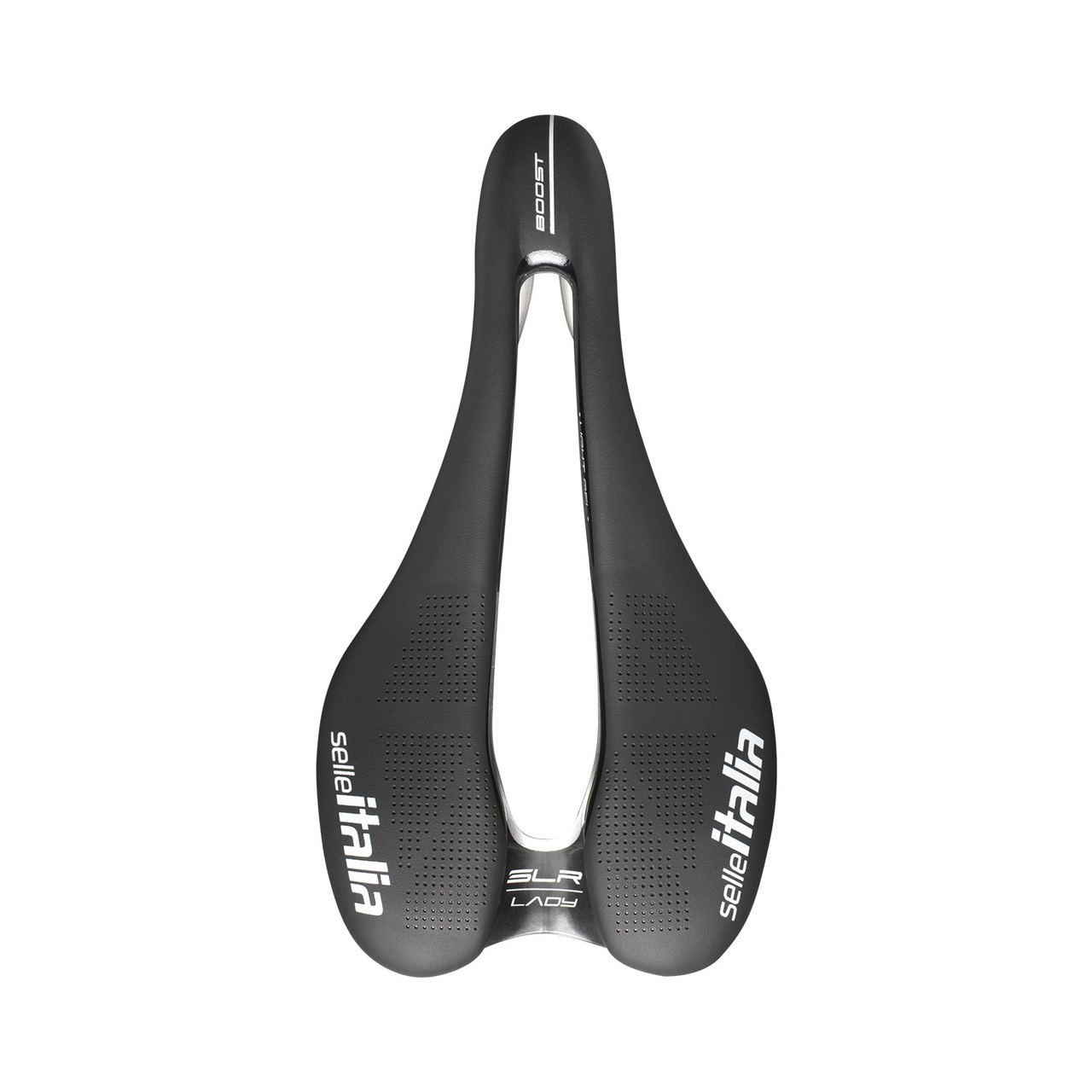 Selle Italia SLR Boost Lady Superflow - Sella per bicicletta Nera, L3, 146mm, con rail in Titanio TI316 e imbottitura in gel