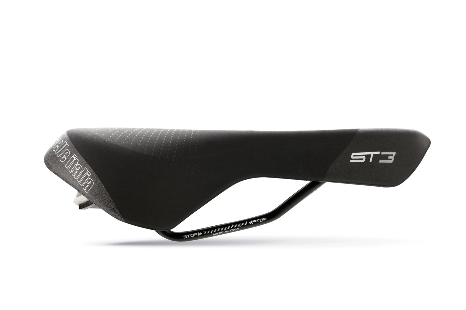 Selle Italia ST 3 SuperFlow - Sella per bicicletta Unisex, Telaio in FEC Alloy, Imbottitura in Gel, Design Ergonomico, Colore Nero