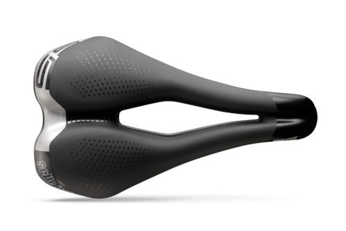 Selle Italia S5 Superflow Nera - Sella Unisex con Imbottitura in Gel e Telaio in FEC Alloy