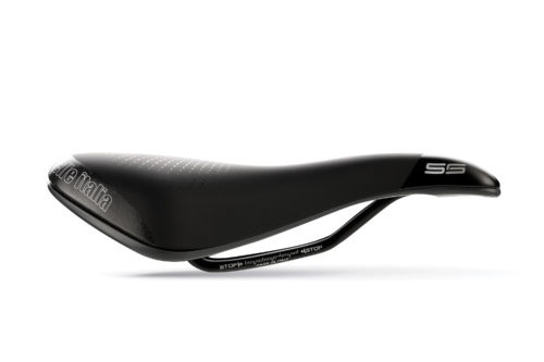 Selle Italia S5 Superflow Nera - Sella Unisex con Imbottitura in Gel e Telaio in FEC Alloy