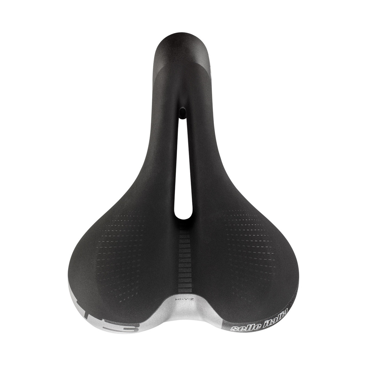 Selle Italia T3 Flow Sella Citybike Unisex in FEC Alloy Soft-Tek Nero 210mm con Seduta Ergonomica in Gel