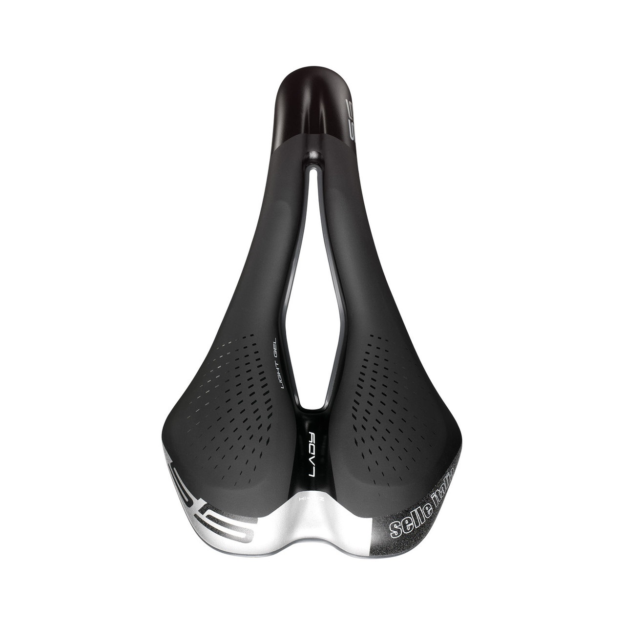Selle Italia S 5 Lady Superflow - Sella da donna nera per bicicletta, comfort ottimale con imbottitura in gel e telaio in Carbon/Keramic