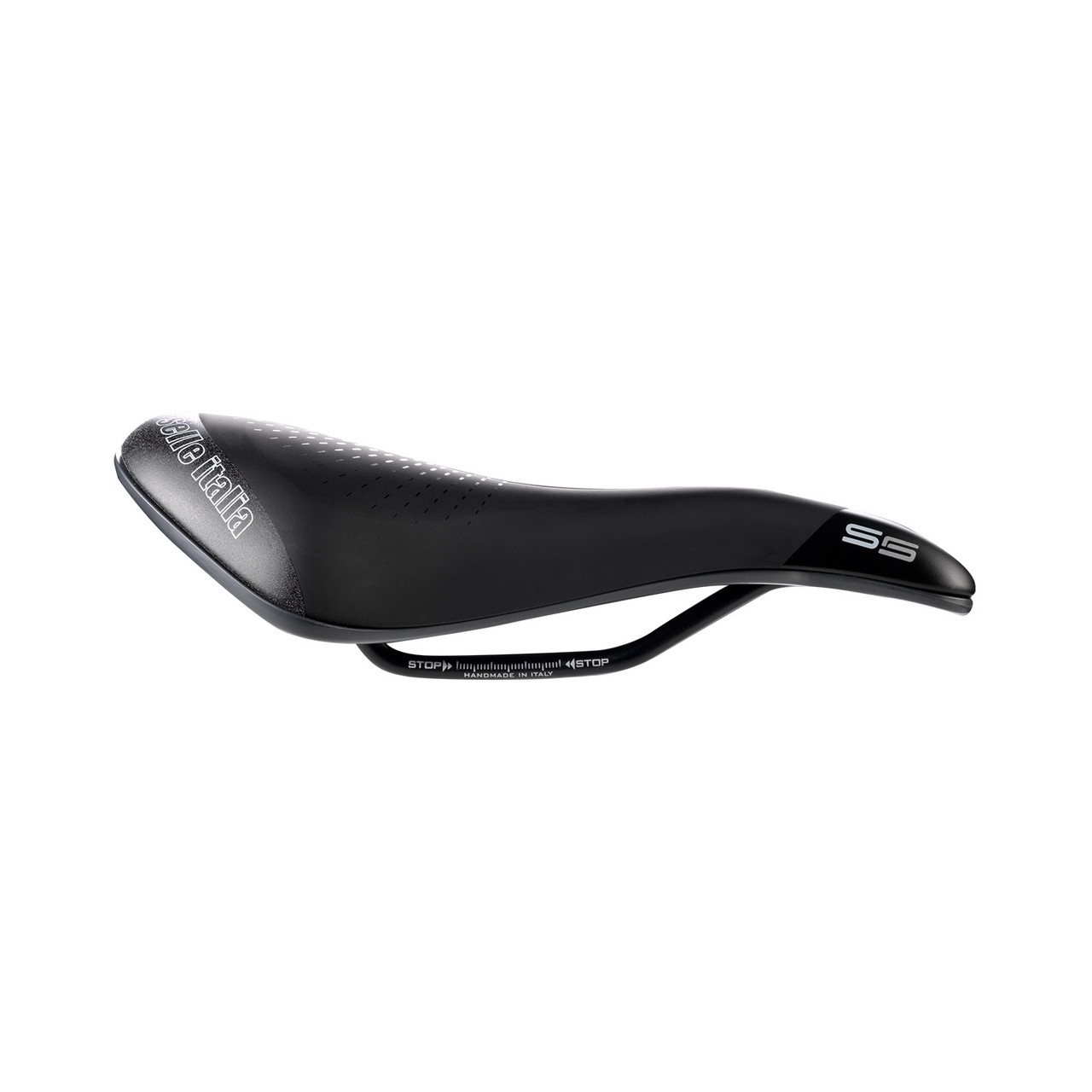 Selle Italia S 5 Lady Superflow - Sella da donna nera per bicicletta, comfort ottimale con imbottitura in gel e telaio in Carbon/Keramic