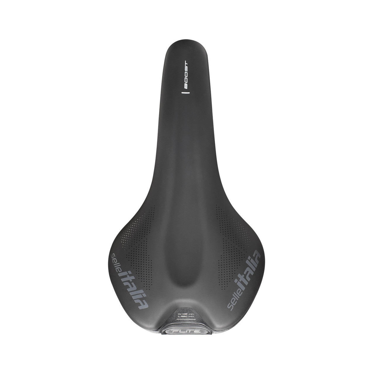 Selle Italia Flite Boost TM Sella Corsa Unisex con Telaio in Manganese e Rivestimento Soft-Tek - 145mm x 250mm, Peso 258g