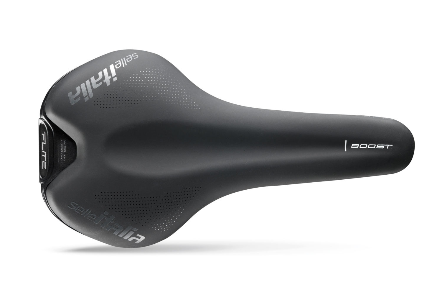 Selle Italia Flite Boost TM S1 - Sella da Ciclismo Ergonomica Nera con Telaio in Manganese, Design Aerodinamico per Lunghe Distanze