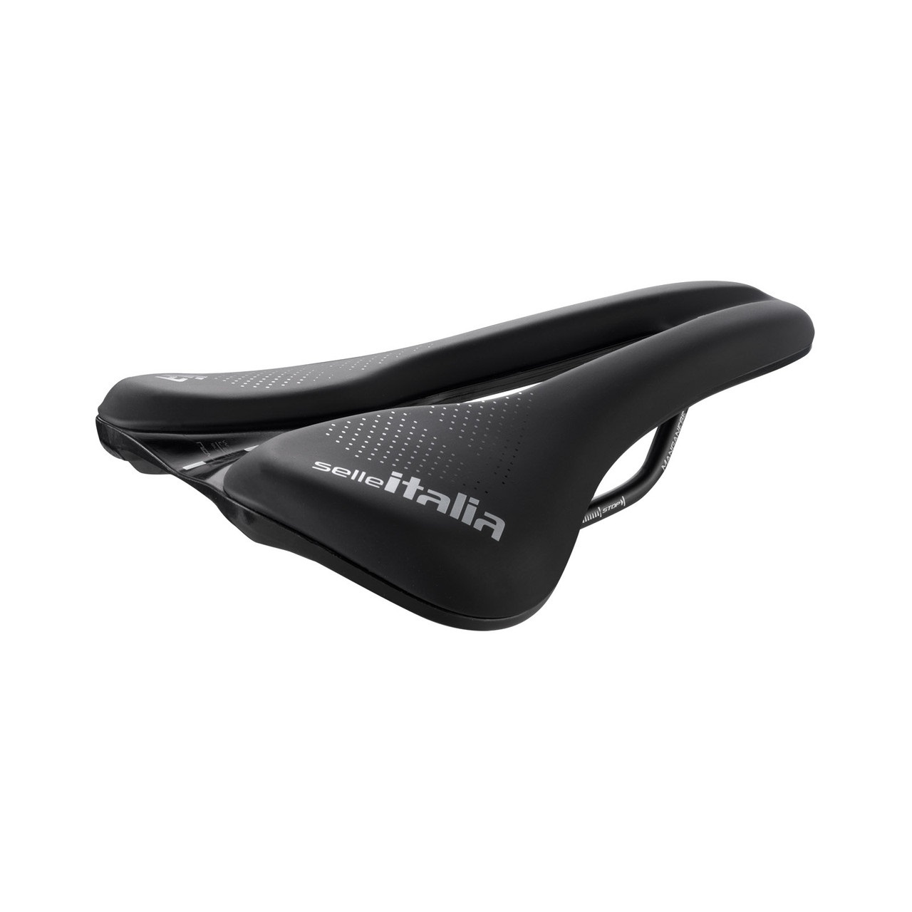 Selle Italia Novus Boost Evo Endurance TM Superflow - Sella Corsa Unisex, Nero, 145x245mm, Rivestimento Soft-Tek, Telaio in Manganese