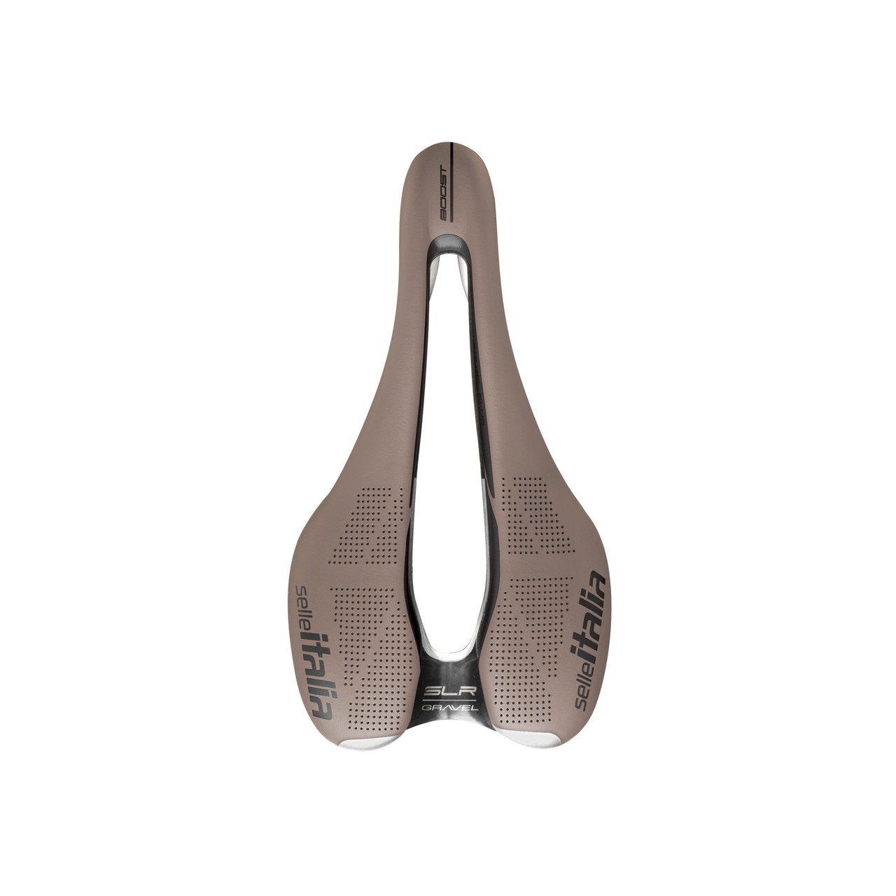 Selle Italia SLR Boost Gravel Superflow L3 - Marrone, TI 316, Imbottitura in Gel, 145mm