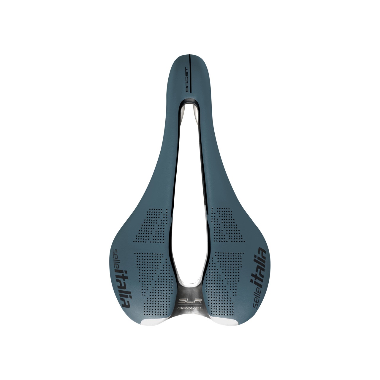 Selle Italia Flite Boost Gravel Superflow TI 316 - Sella per bicicletta, Colore Blu, Misura 145 x 250 mm, Peso 232 g