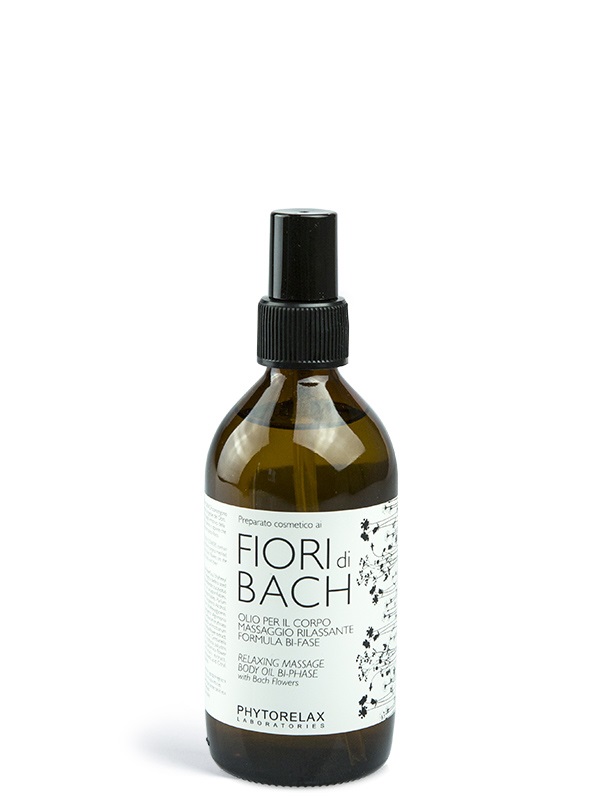 Phytorelax Olio per il Corpo Massaggio Rilassante Bi-fase Fiori di Bach 200ml - Idratazione, Luminosità e Levigatezza