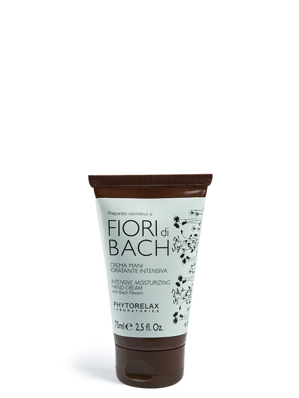Phytorelax Crema Mani Idratante Intensiva Fiori di Bach 75 ml - Con Olio di Mandorle, Olio di Babassu e Vitamina E