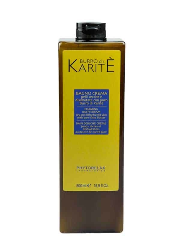 Phytorelax Laboratories Bagno Crema Burro di Karitè Nutriente e Protettivo, 500 ml