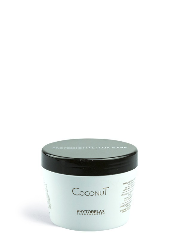 Phytorelax Laboratories Maschera Nutriente Intensiva al Cocco 250ml - Trattamento per Capelli Sfibrati