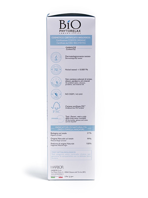 Phytorelax Latte Tonico 2 in 1 Struccante Viso e Occhi Hydro Avena 200 ml - Vegan, Organic, Bio