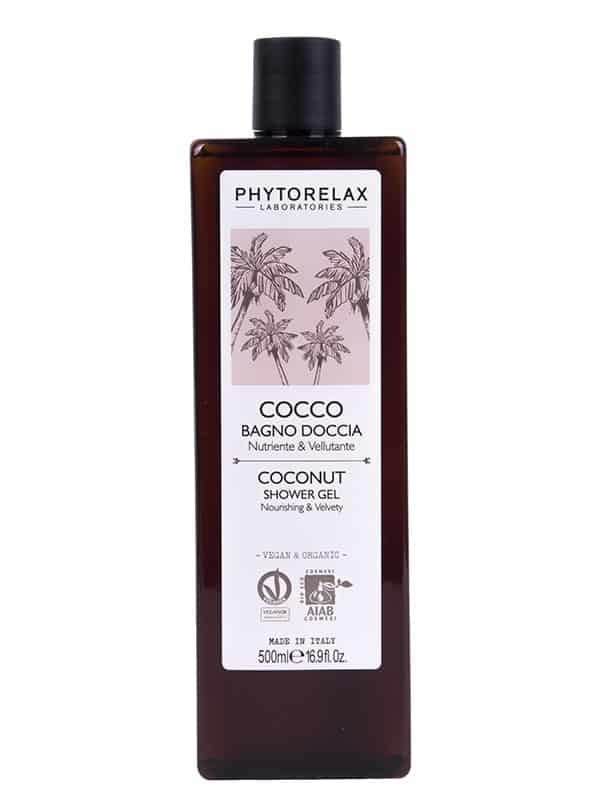 Phytorelax Bagno Doccia Nutriente e Vellutante con Olio Vergine di Cocco Biologico - 500 ml