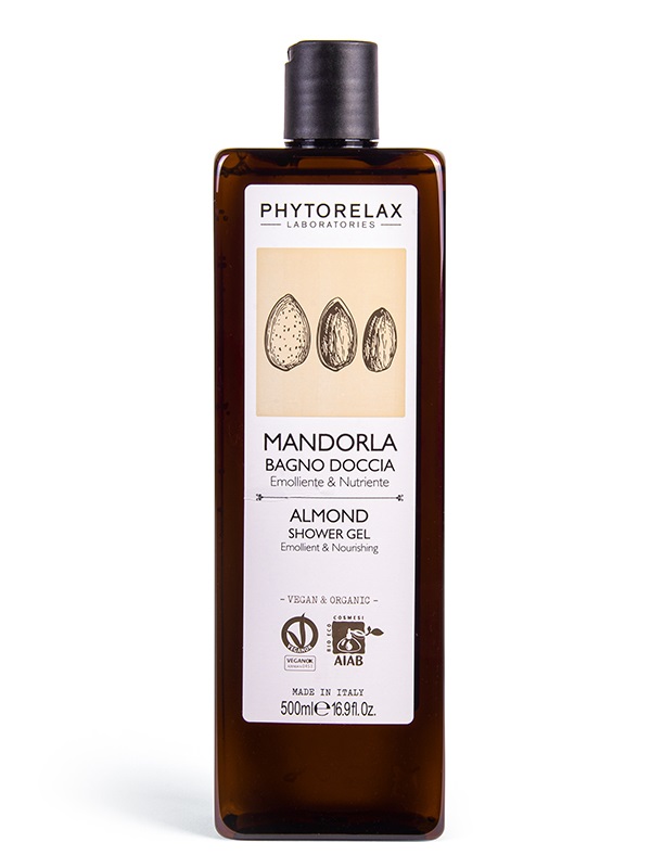 Phytorelax Bagno Doccia Emolliente & Nutriente con Olio di Mandorle Dolci Biologiche - 500 ml