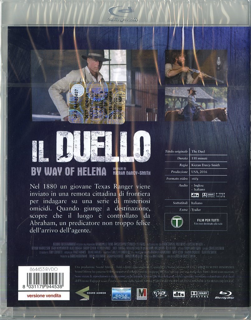 Eagle Pictures Il Duello (By Way Of Helena) - Blu-Ray, Western, Regia di Kieran Darcy Smith, 2016