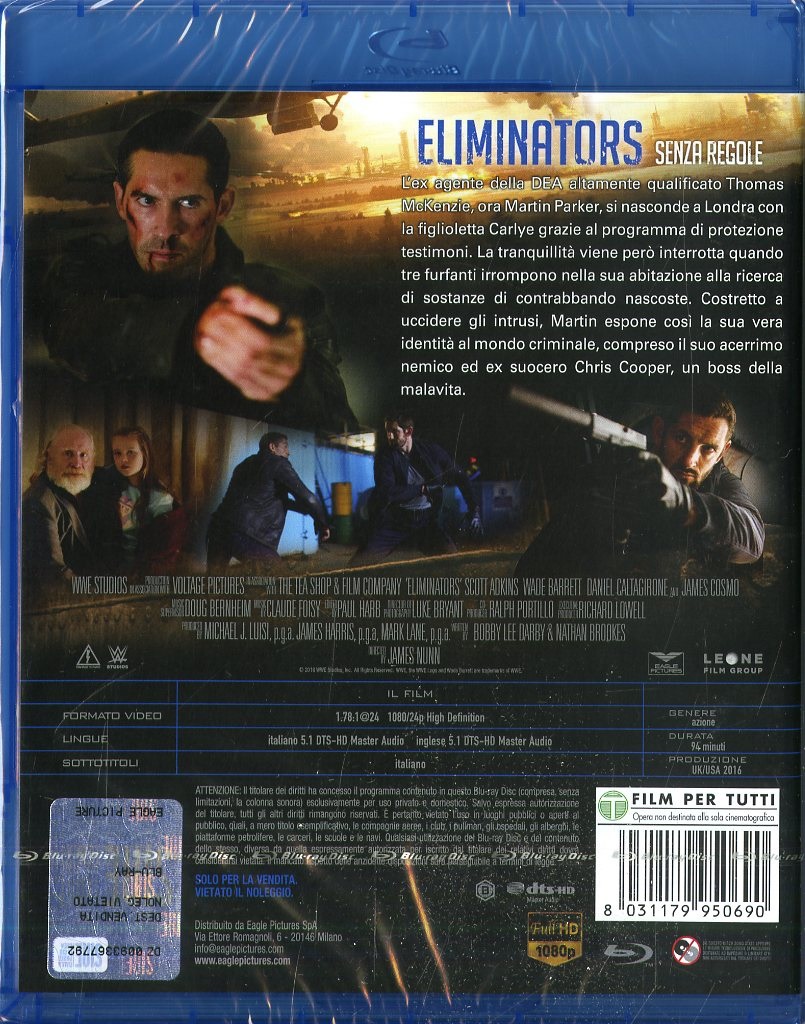 Eagle Pictures Eliminators - Senza Regole (Fighting Stars) - Blu-Ray Nuovo