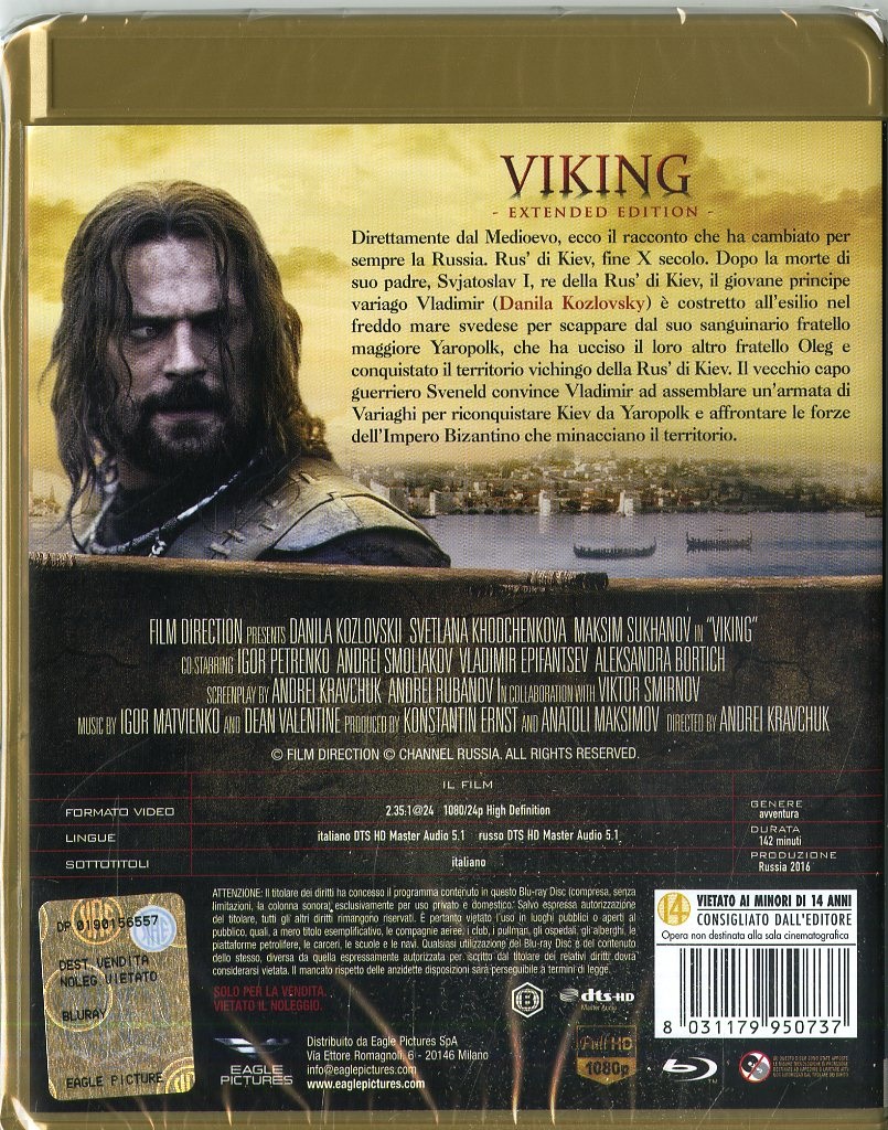 Eagle Pictures Viking - Extended Edition (Blu-Ray, Azione, Nuovo, 2016)