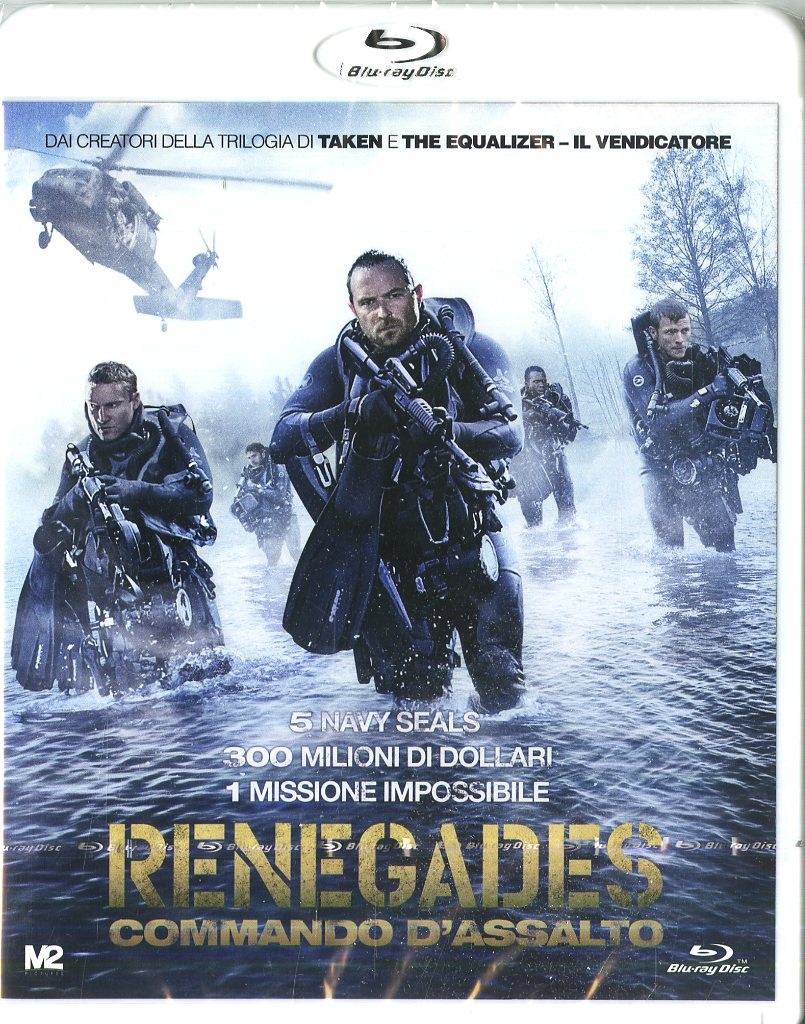 M2 Pictures Renegades - Commando D'Assalto (Blu-Ray) - Film di Azione con J.K. Simmons e Sullivan Stapleton