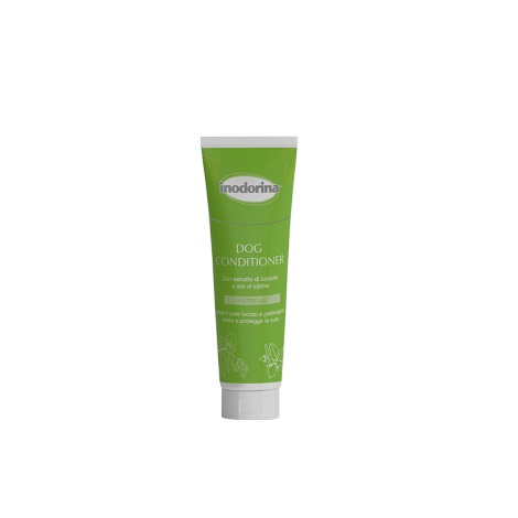 Inodorina Balsamo Districante per Cani - 250 ml, con Estratto di Luppolo e Olio di Jojoba, Pelo Lucido e Filtro UV