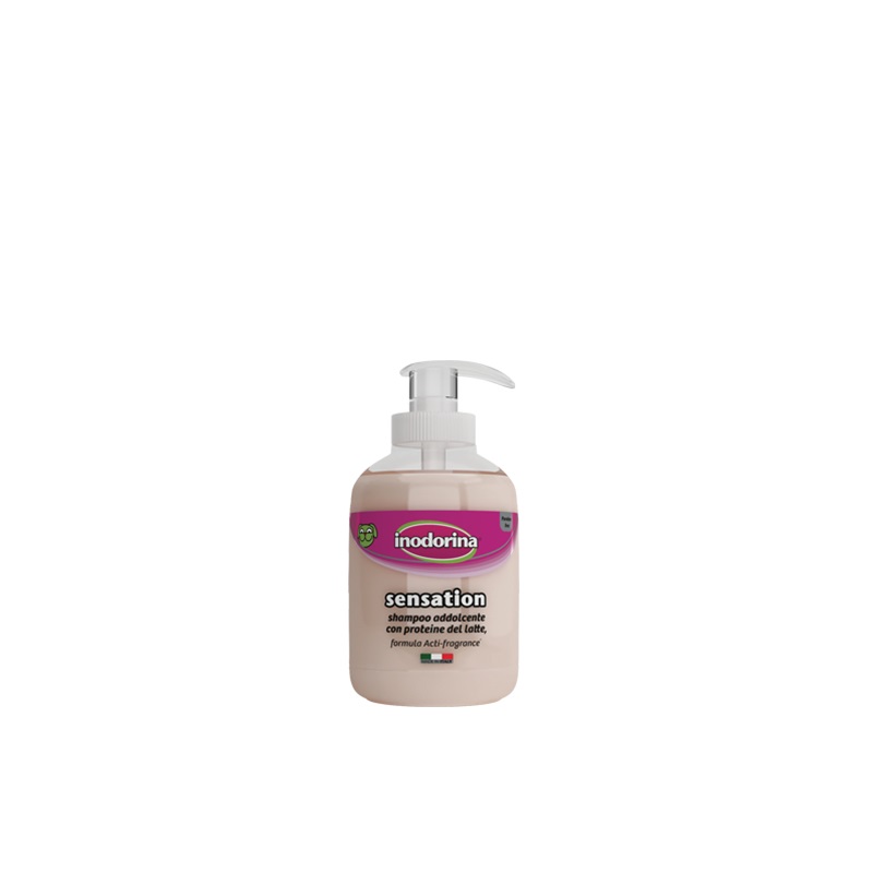 Inodorina Sensation Shampoo Addolcente con Proteine del Latte - 300 ml - Disponibile in 6 Fragranze, Senza Parabeni