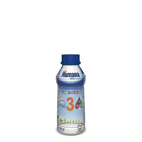 Humana 3 ProBalance - Alimento liquido a base di latte con vitamine e minerali, 470 ml