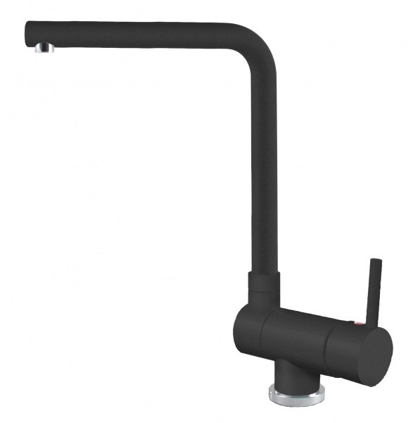 Elleci Danubio G40 Miscelatore Monocomando Bianco in Granitek con Canna Girevole