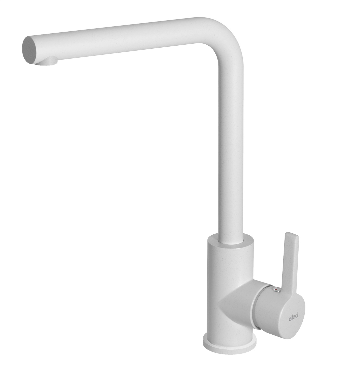 Elleci MGKS0168 Miscelatore Monocomando Cucina Bianco con Beccuccio Estraibile e Altezza 34 cm