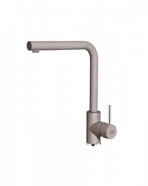 Elleci MGKTRA43 Miscelatore Cucina Monocomando Trail in Granitek Tortora con Canna Girevole