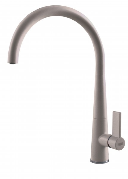 Elleci Miscelatore Monocomando Cucina Athena in Granitek Tortora con Canna Girevole - MGKATH43