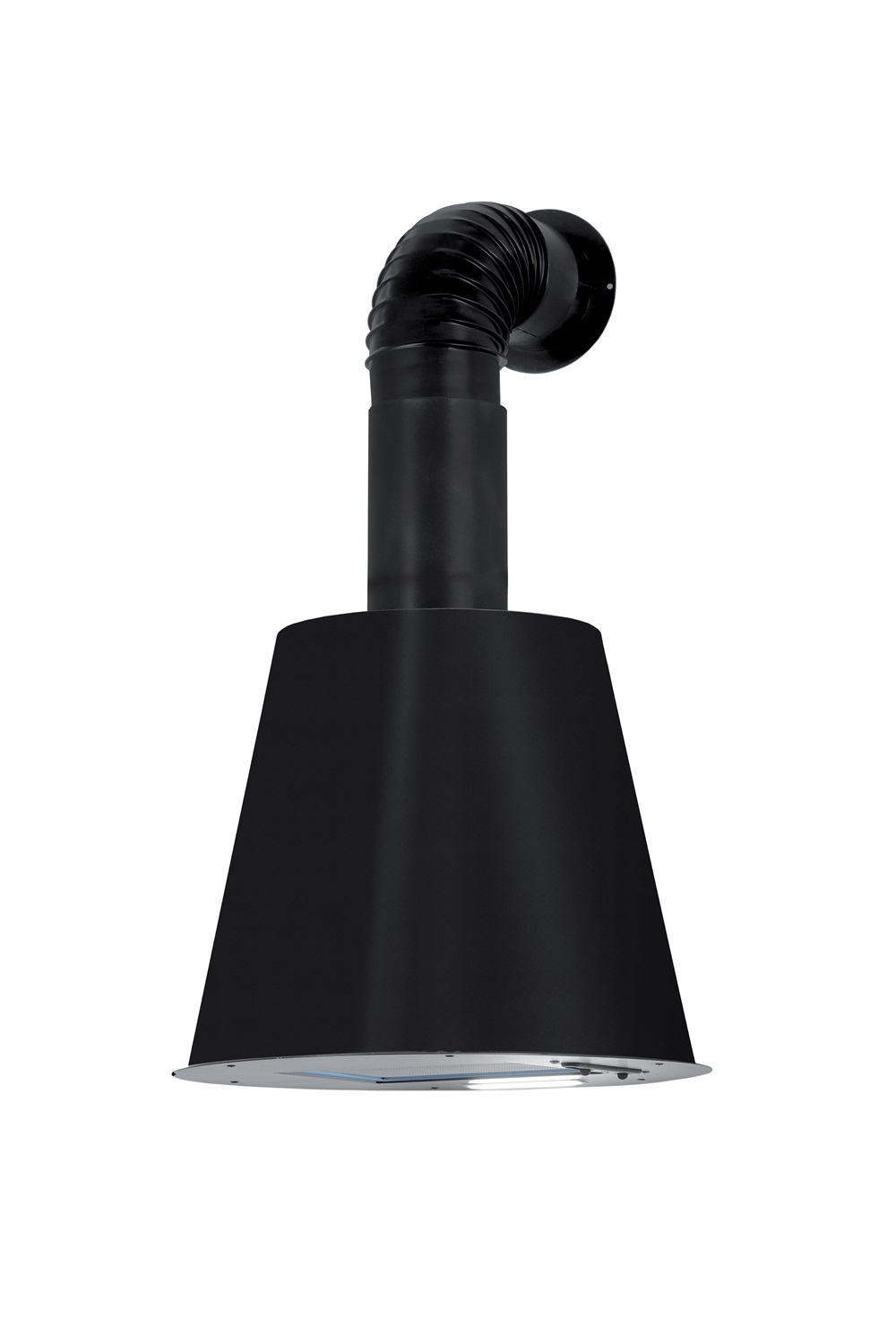 Elleci Urban Cappa Aspirante a Parete Nero 520 m³/h 65 dB Granitek Classe A