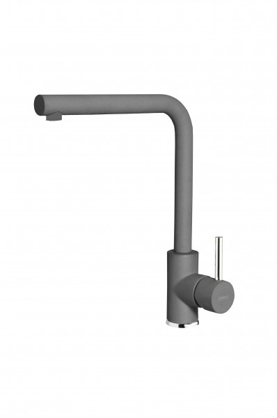 Elleci Miscelatore Monocomando Cucina Trail Metaltek Titanium M73 con Canna Girevole