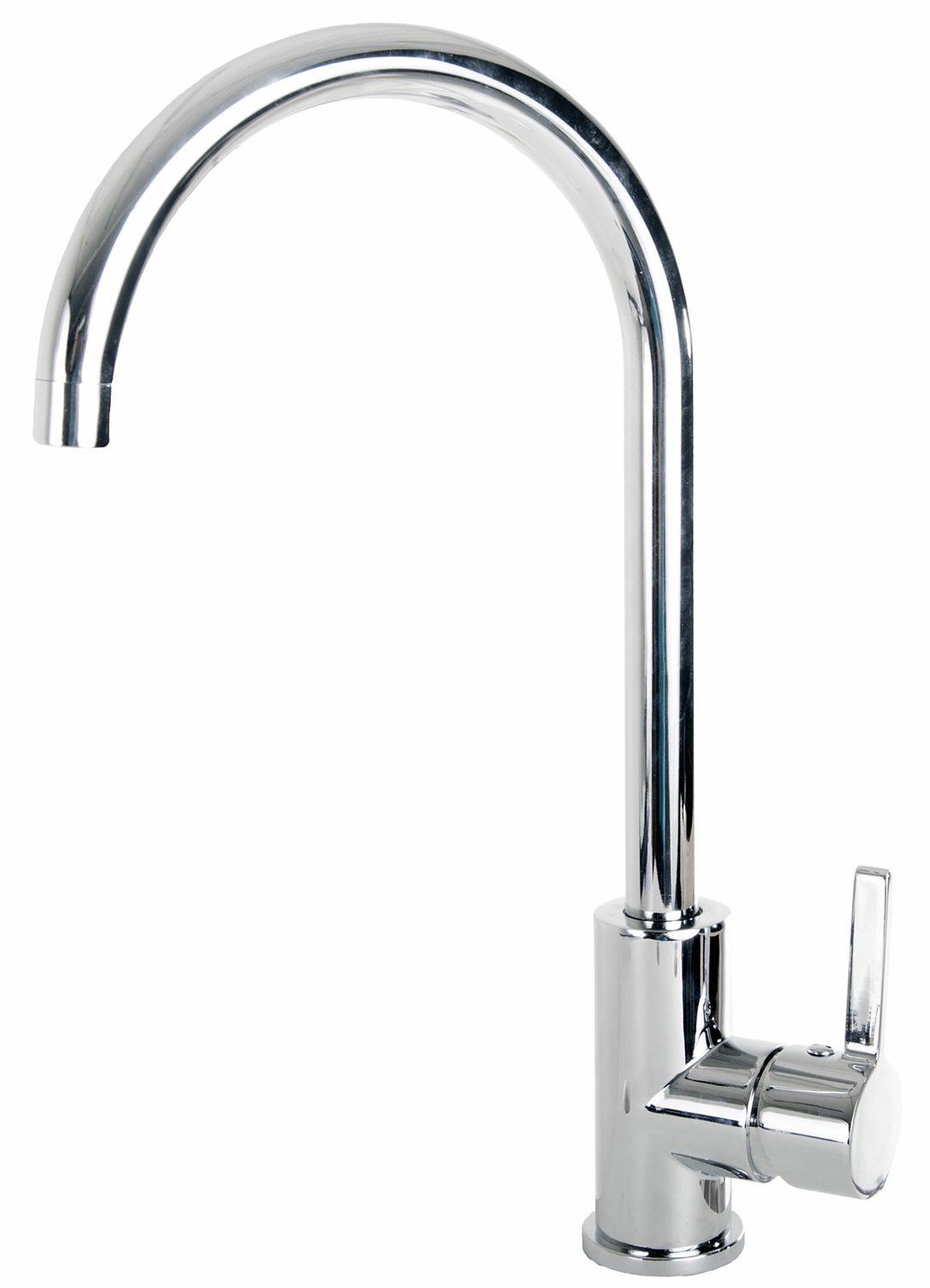 Elleci MIKC01CR Rubinetto Miscelatore Monocomando Cromo con Beccuccio Estraibile - Altezza 40,8 cm