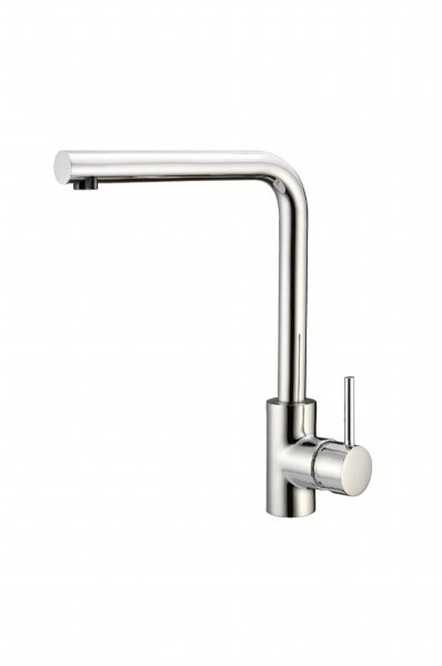 Elleci Miscelatore Monocomando Cucina Trail Cromato con Canna Girevole - Dimensioni 185x323 mm, Foro ø35 mm