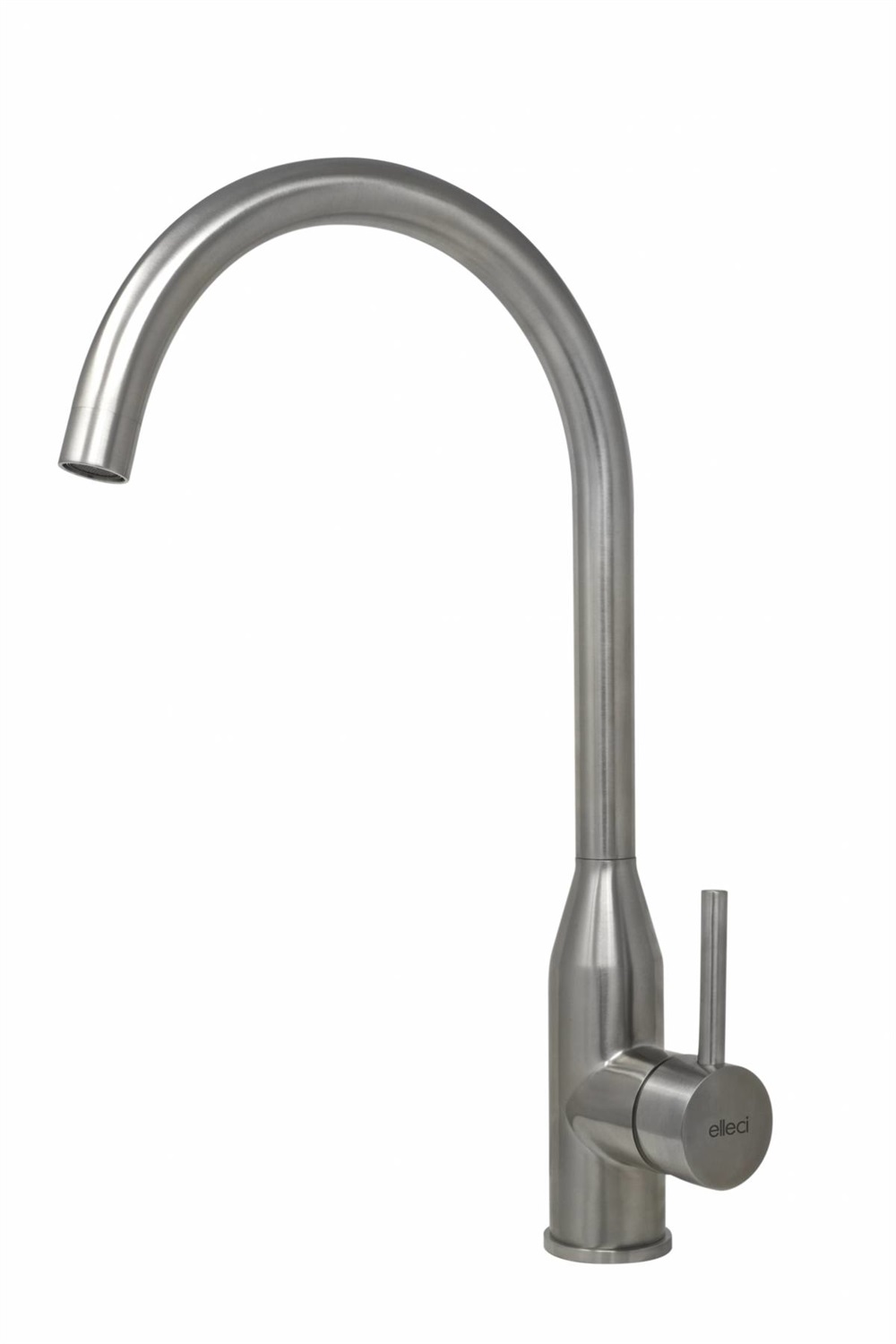 Elleci Adige Miscelatore Monocomando Cucina Inox AISI 304 con Canna Girevole