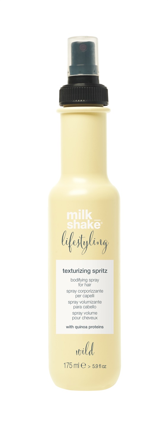 milk_shake Lifestyling Texturizing Spritz 175 ml - Spray volumizzante per capelli fini e sottili, effetto opaco e onde voluminose