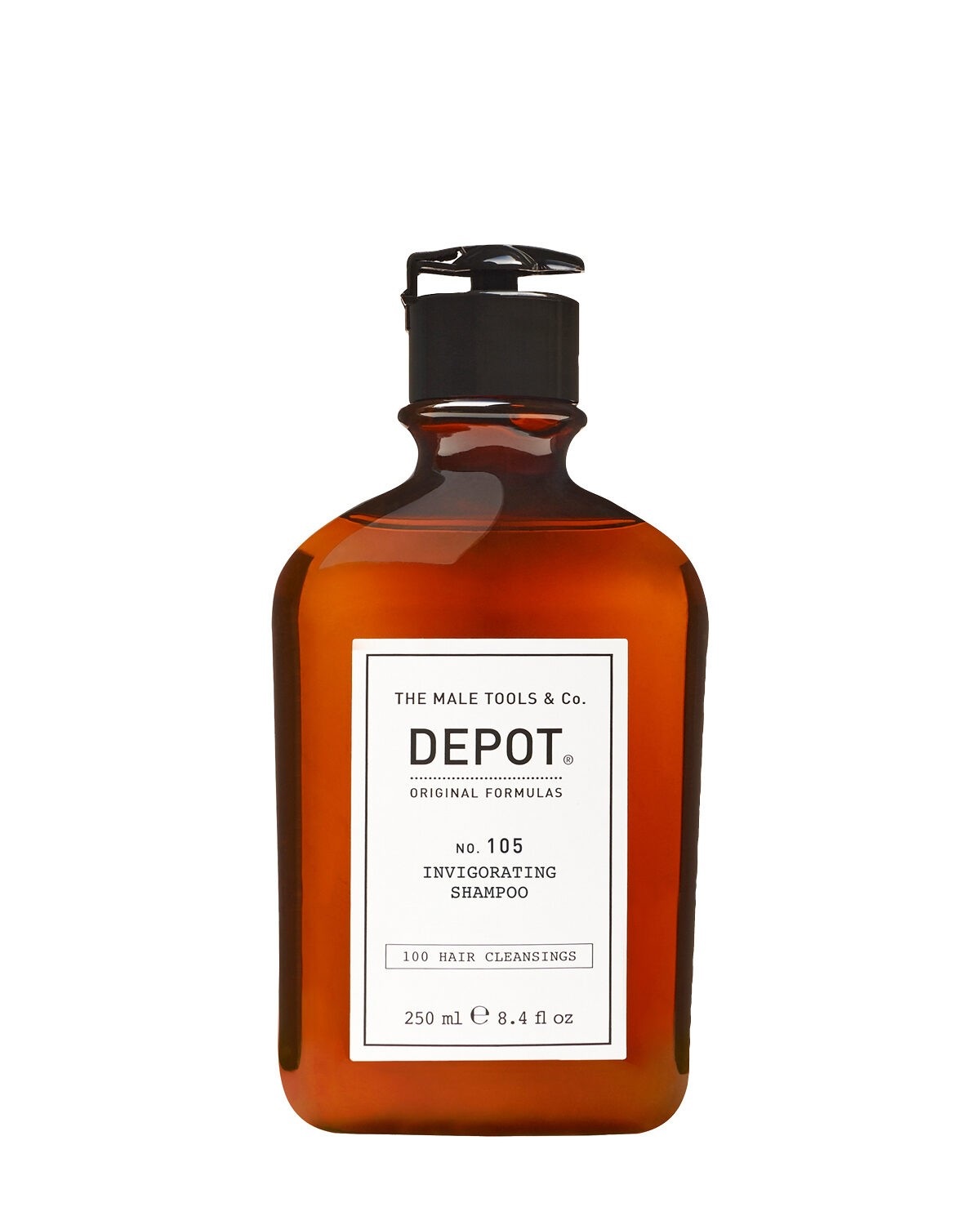 DEPOT No. 105 Invigorating Shampoo 250 ml - Shampoo Energizzante Anticaduta per Uomo, Rinvigorente per Capelli Fragili e Diradati