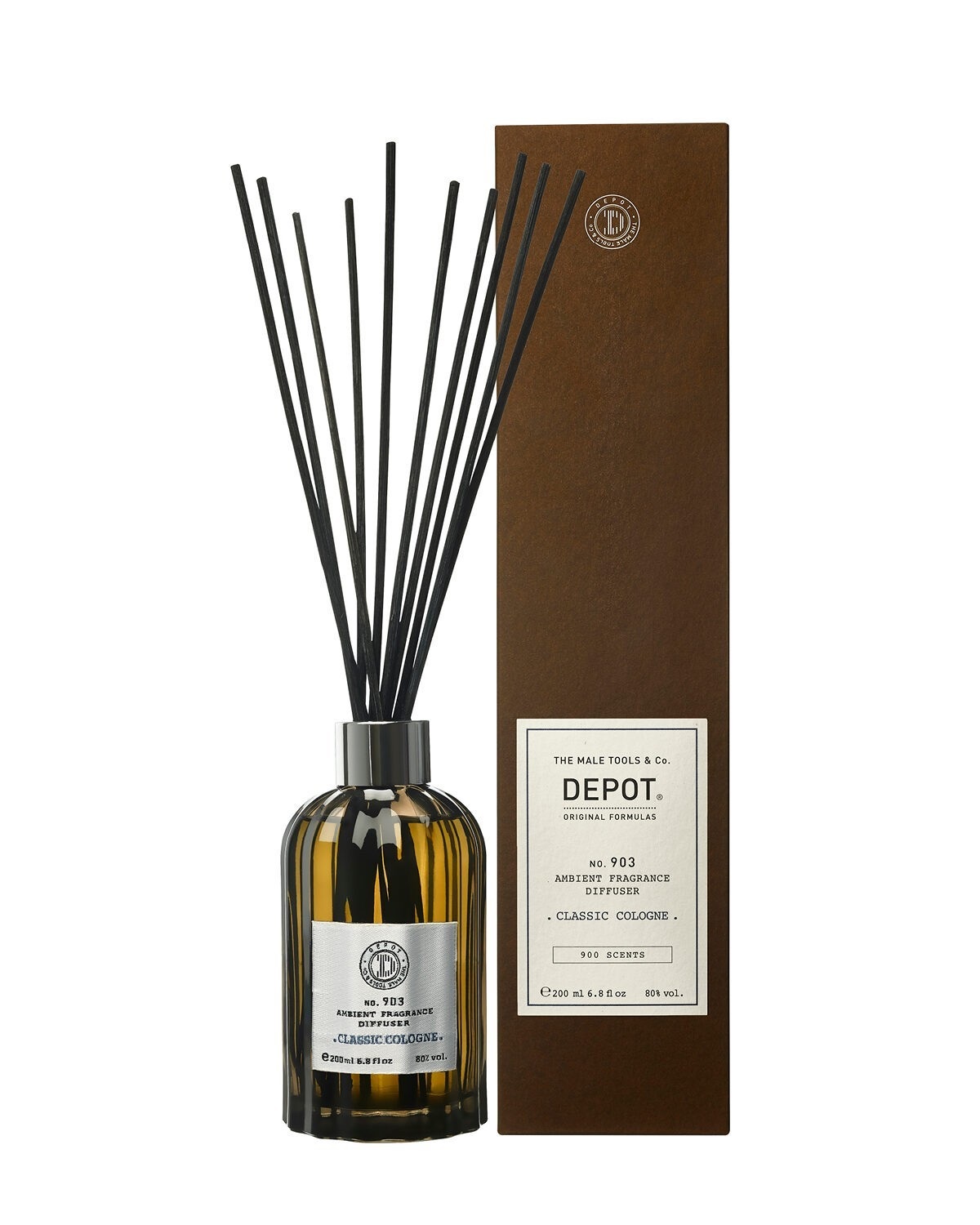 DEPOT No. 903 Ambient Fragrance Diffuser Classic Cologne 200ml - Diffusore di fragranza per ambiente con profumazione fresca e fiorita