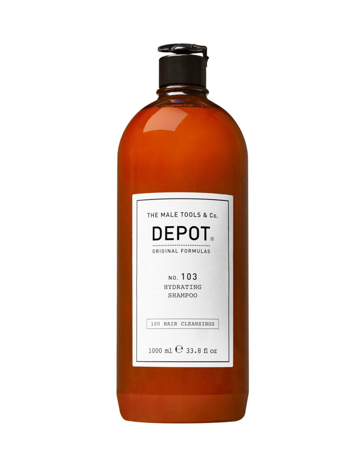 Depot No. 103 Shampoo Idratante 1000 ml per Uomo - Deterge e Idrata Capelli Fragili e Aridi