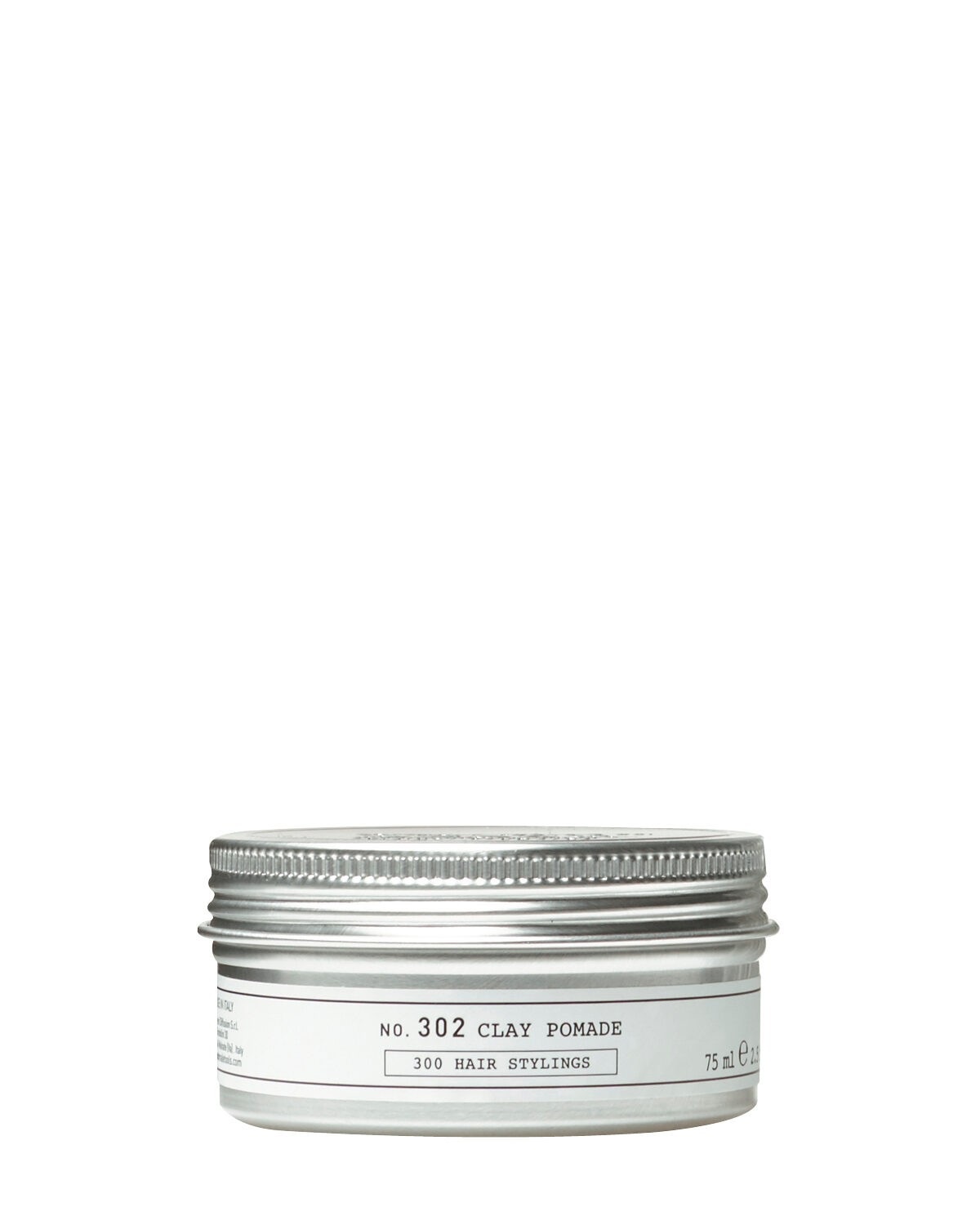DEPOT Clay Pomade No. 302 - Pomata Modellante per Capelli Fini e Diradati, Effetto Opaco, 75 ml