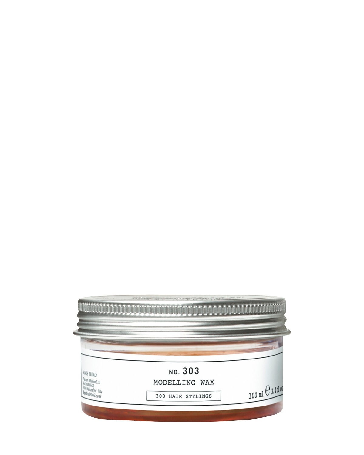 DEPOT No. 303 Modelling Wax - Cera modellante per capelli 100 ml, Fissaggio forte e flessibile, Rimodellabile, Solubile in acqua