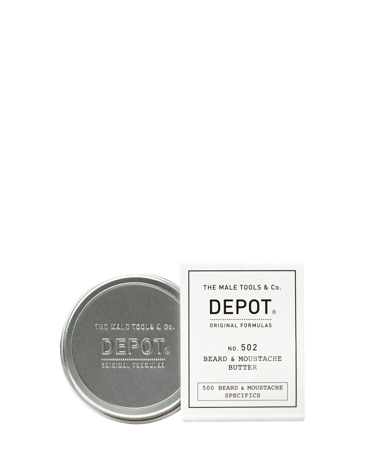DEPOT No. 502 Beard & Moustache Butter 30 ml - Burro Nutriente e Ammorbidente per Barba e Baffi