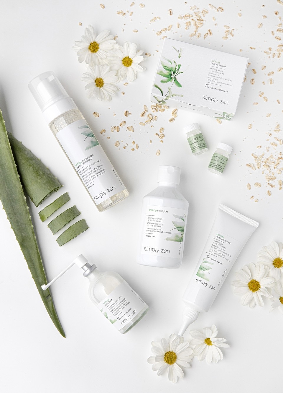 Simply Zen Calming Scalp Treatment Gel Lenitivo per Cuoio Capelluto Sensibile 125 ml con Aloe Vera